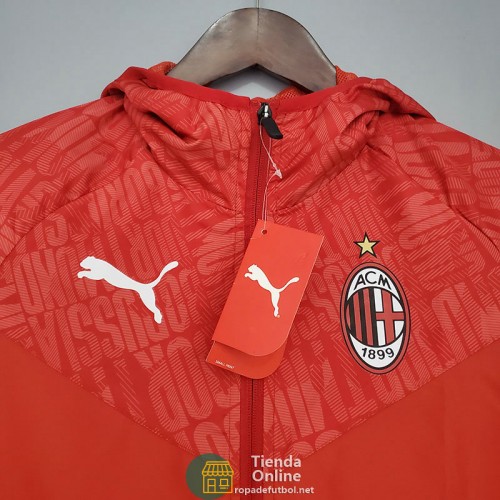 AC Milan Chaqueta Rompevientos PUMA Rojo 2021/2022