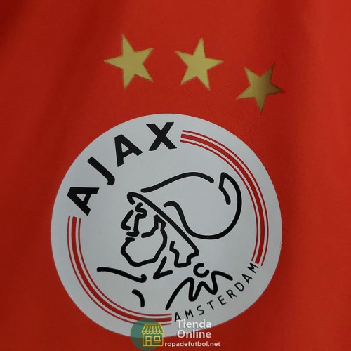 Ajax Chaqueta Rompevientos Rojo I 2022/2023