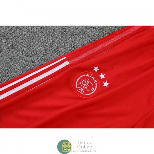 Ajax Sudadera De Entrenamiento Rojo + Pantalon Rojo 2021/2022