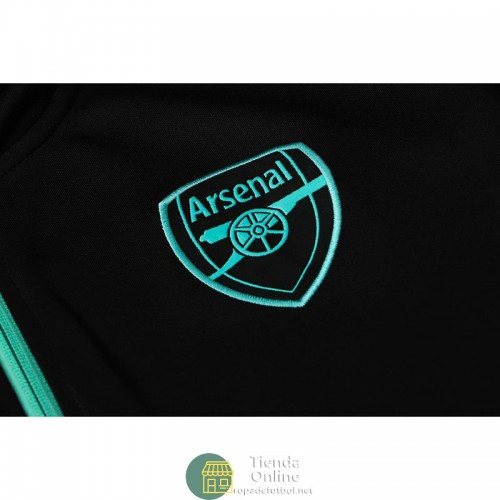 Arsenal Chaqueta Negro II + Pantalon Negro II 2021/2022