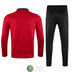 Arsenal Chaqueta Rojo + Pantalon Negro 2021/2022