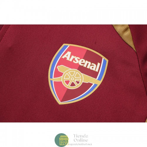 Arsenal Chaqueta Rojo I + Pantalon Negro I 2022/2023