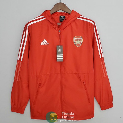 Arsenal Chaqueta Rompevientos Rojo I 2022/2023