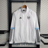 Arsenal Chaqueta Rompevientos Blanco II 2023/2024