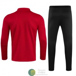 Arsenal Sudadera De Entrenamiento Rojo + Pantalon Negro 2021/2022