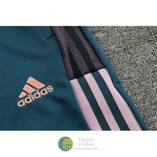 Arsenal Sudadera De Entrenamiento Blanco + Pantalon Verde 2021/2022