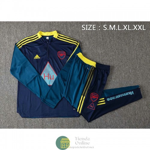 Arsenal x Human Race Sudadera De Entrenamiento Armada + Pantalon 2021/2022