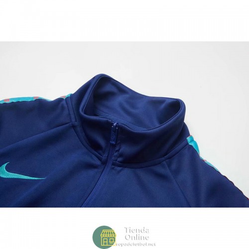 Barcelona Chaqueta Azul + Pantalon Azul 2021/2022