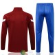 Barcelona Chaqueta Rojo + Pantalon Azul 2021/2022