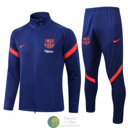 Barcelona Chaqueta Sharp Azul + Pantalon 2021/2022