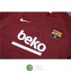 Barcelona Sudadera De Entrenamiento Rojo + Pantalon Azul 2021/2022