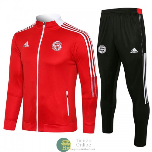 Bayern Munich Chaqueta Rojo II + Pantalon Negro II 2021/2022