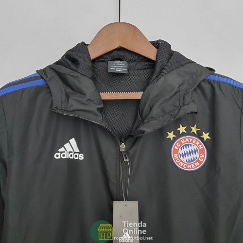 Bayern Munich Chaqueta Rompevientos Negro I 2022/2023