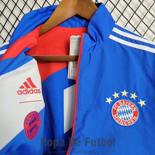 Bayern Munich Chaqueta Rompevientos Azul I 2023/2024