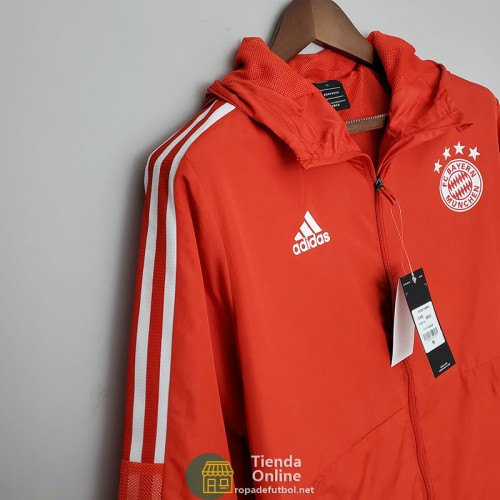 Bayern Munich Chaqueta Rompevientos Rojo I 2022/2023