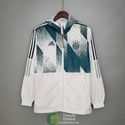 Bayern Munich Chaqueta Rompevientos Blanco Verde 2021/2022