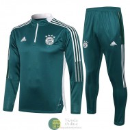 Bayern Munich Sudadera De Entrenamiento Verde II + Pantalon Verde II 2021/2022