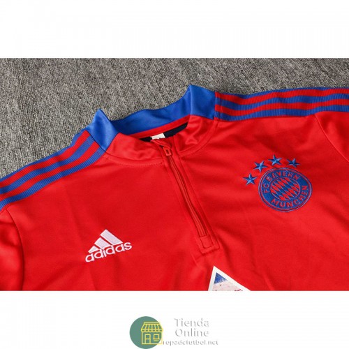 Bayern Munich x Human Race Sudadera De Entrenamiento Rojo + Pantalon 2021/2022