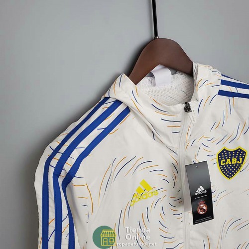 Boca Juniors Chaqueta Rompevientos Blanco III 2021/2022