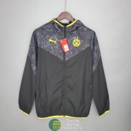 Borussia Dortmund Chaqueta Rompevientos Negro Gris 2021/2022