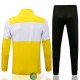 Borussia Dortmund Chaqueta Amarillo Blanco + Pantalon Negro 2021/2022