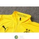 Borussia Dortmund Chaqueta Amarillo Blanco + Pantalon Negro 2021/2022