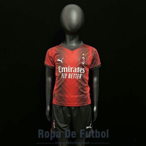 Camiseta AC Milan Ninos Primera Equipacion 2023/2024