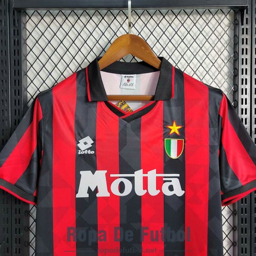 Camiseta AC Milan Retro Primera Equipación 1993/1994