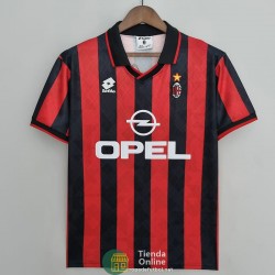 Camiseta AC Milan Retro Primera Equipación 1995/1996