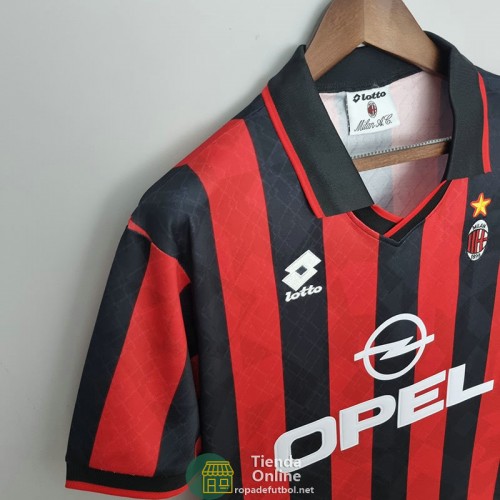 Camiseta AC Milan Retro Primera Equipación 1995/1996