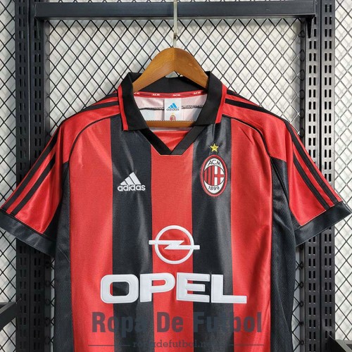 Camiseta AC Milan Retro Primera Equipación 1998/1999