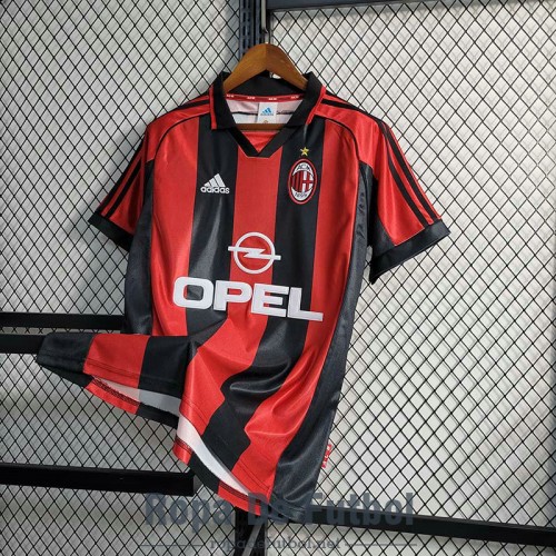 Camiseta AC Milan Retro Primera Equipación 1998/1999