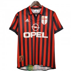 Camiseta AC Milan Retro Primera Equipación 1999/2000