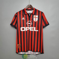 Camiseta AC Milan Retro Primera Equipación 1999/2000