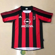 Camiseta AC Milan Retro Primera Equipación 2003/2004