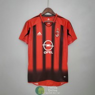 Camiseta AC Milan Retro Primera Equipación 2004/2005