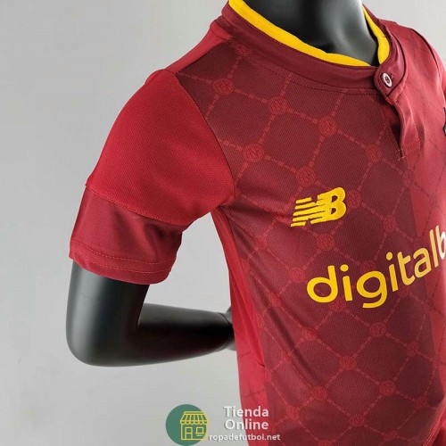 Camiseta AS Roma Ninos Primera Equipacion 2022/2023