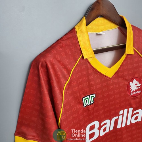 Camiseta AS Roma Retro Primera Equipación 1990/1991