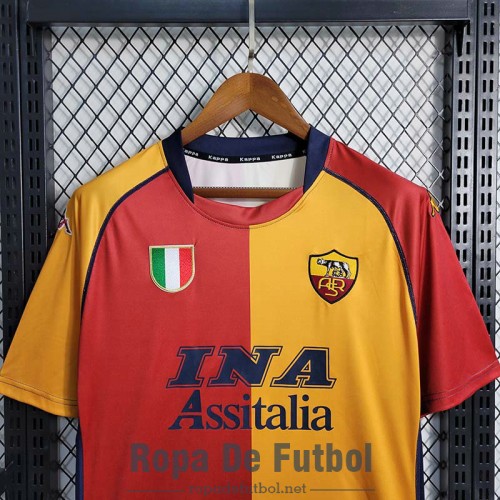 Camiseta AS Roma Retro Primera Equipacion 2001/2002