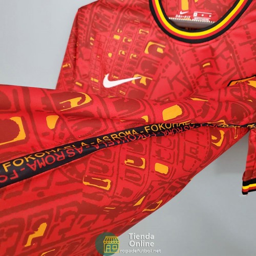 Camiseta AS Roma Training FOKOHAELA Rojo 2021/2022