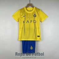 Camiseta Al Nassr FC Ninos Primera Equipacion 2023/2024