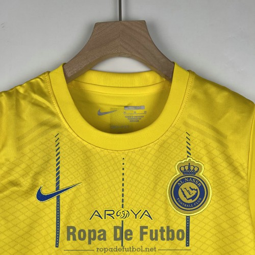 Camiseta Al Nassr FC Ninos Primera Equipacion 2023/2024