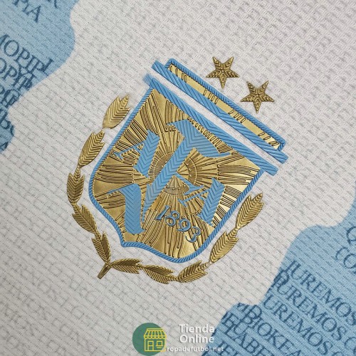 Camiseta Argentina Commemorative Edition Blanco Azul 2021/2022