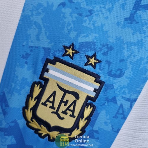 Camiseta Argentina Commemorative Blanco Azul 2021/2022