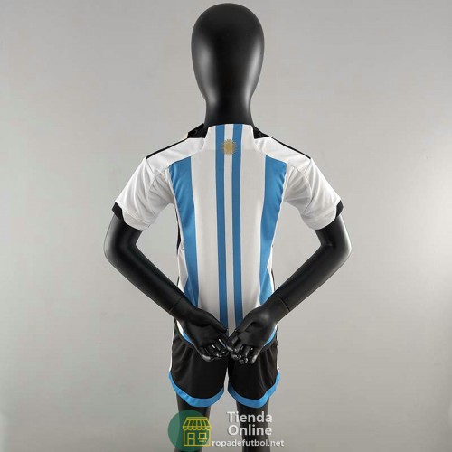 Camiseta Argentina Niños Primera Equipación 2022/2023