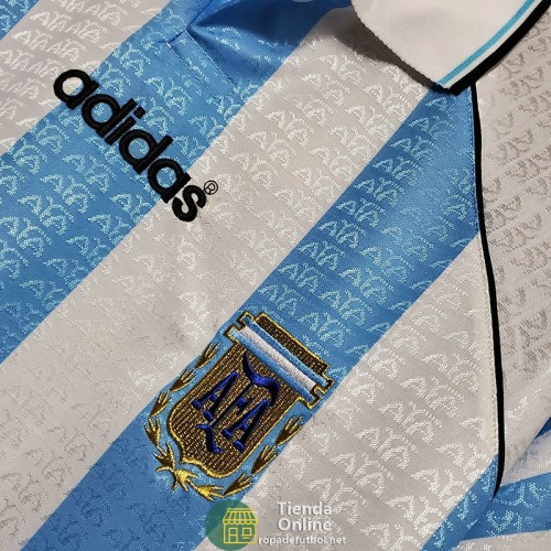 Camiseta Argentina Retro Primera Equipación 1996/1997