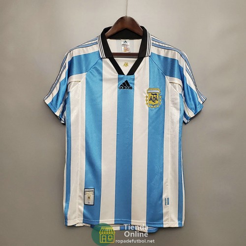 Camiseta Argentina Retro Primera Equipación 1998/1999