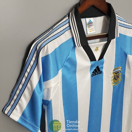 Camiseta Argentina Retro Primera Equipación 1998/1999