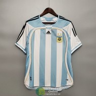 Camiseta Argentina Retro Primera Equipación 2006/2007