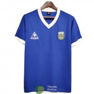 Camiseta Argentina Retro Segunda Equipación 1986/1987